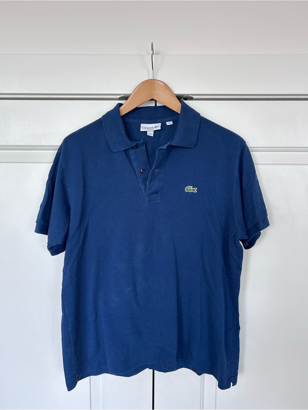 Lacoste Men's Classic Navy Pique Polo Shirt